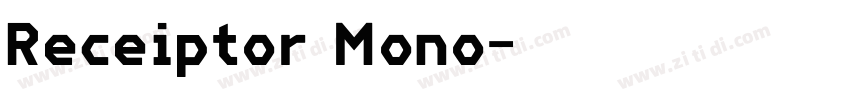 Receiptor Mono字体转换